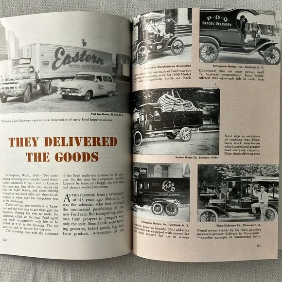 Vintage Book The Ford Dealer Story, History of Ford Vehicles Published 1953 - Picture 5 of 6